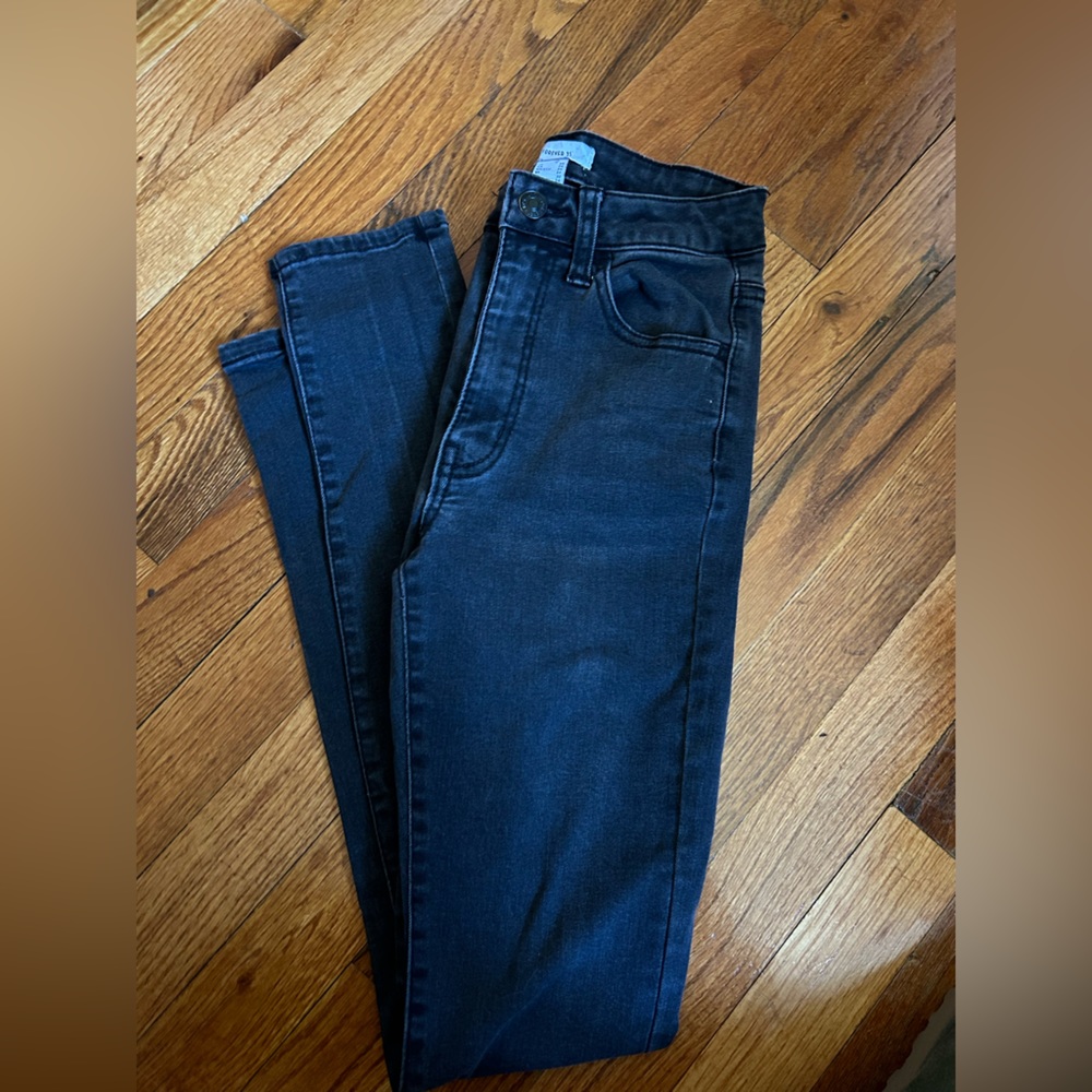 high waisted jeans